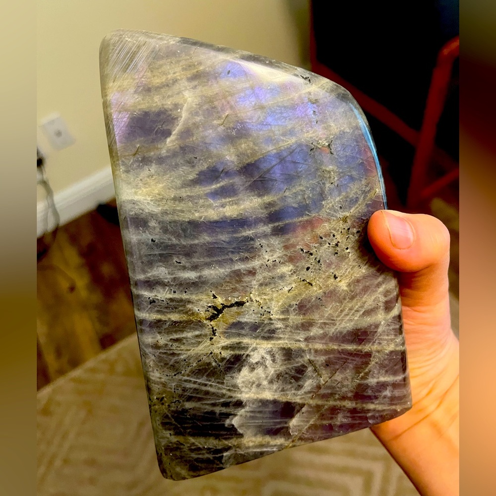 Labordorite Freeform crystal with shimmer